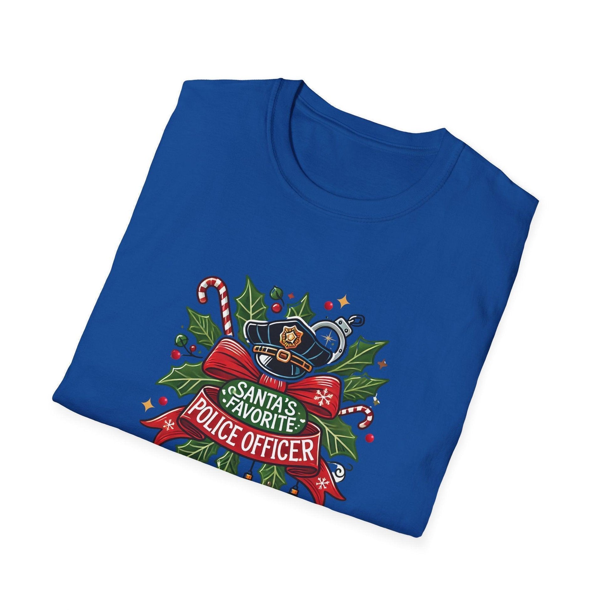 Santa's Favorite School Police Officer Unisex Tee 👮🎅 - Whippie's