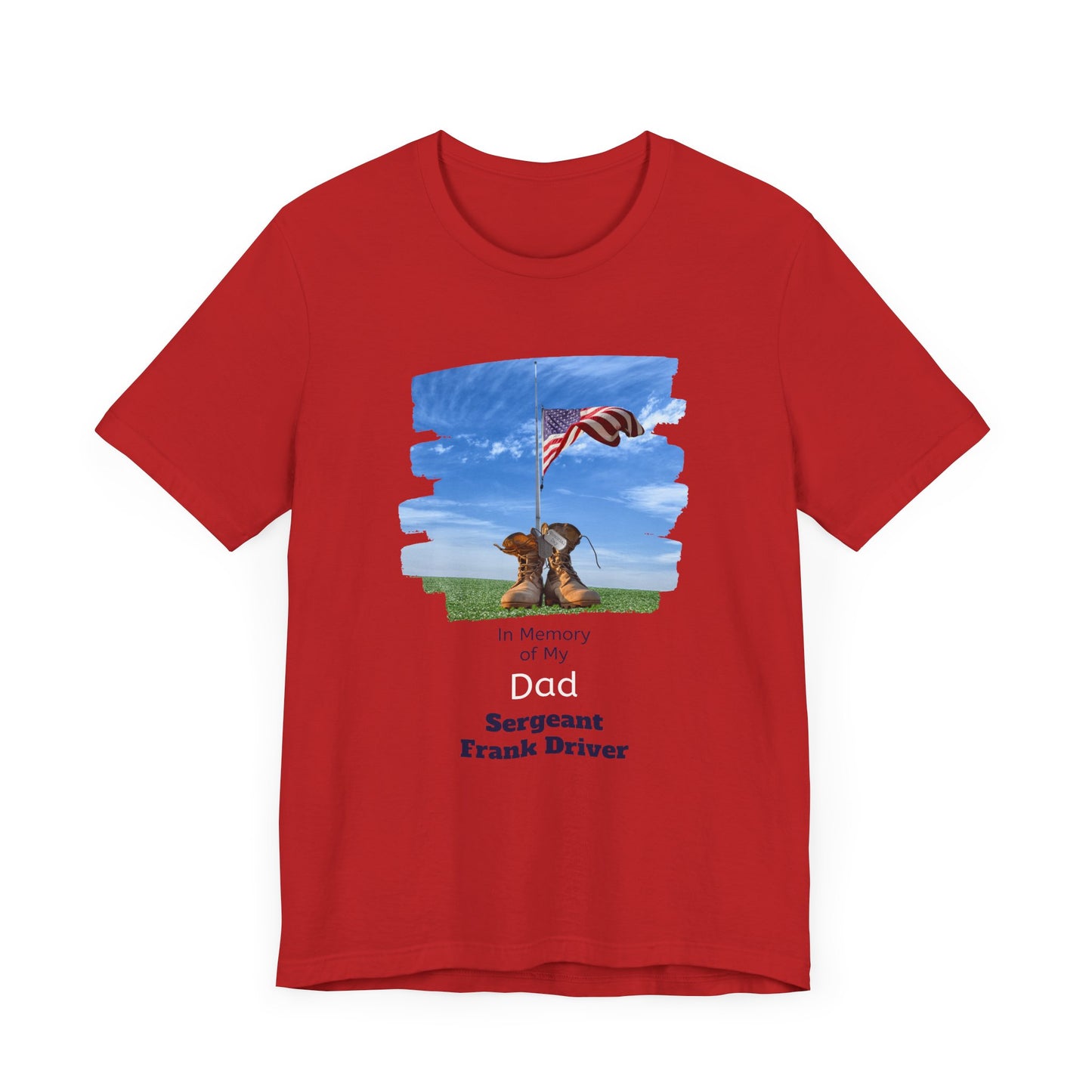 Memorial Day Military Boots Unisex Tee - Personalizable - Whippie's