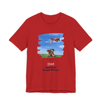 Memorial Day Military Boots Unisex Tee - Personalizable - Whippie's