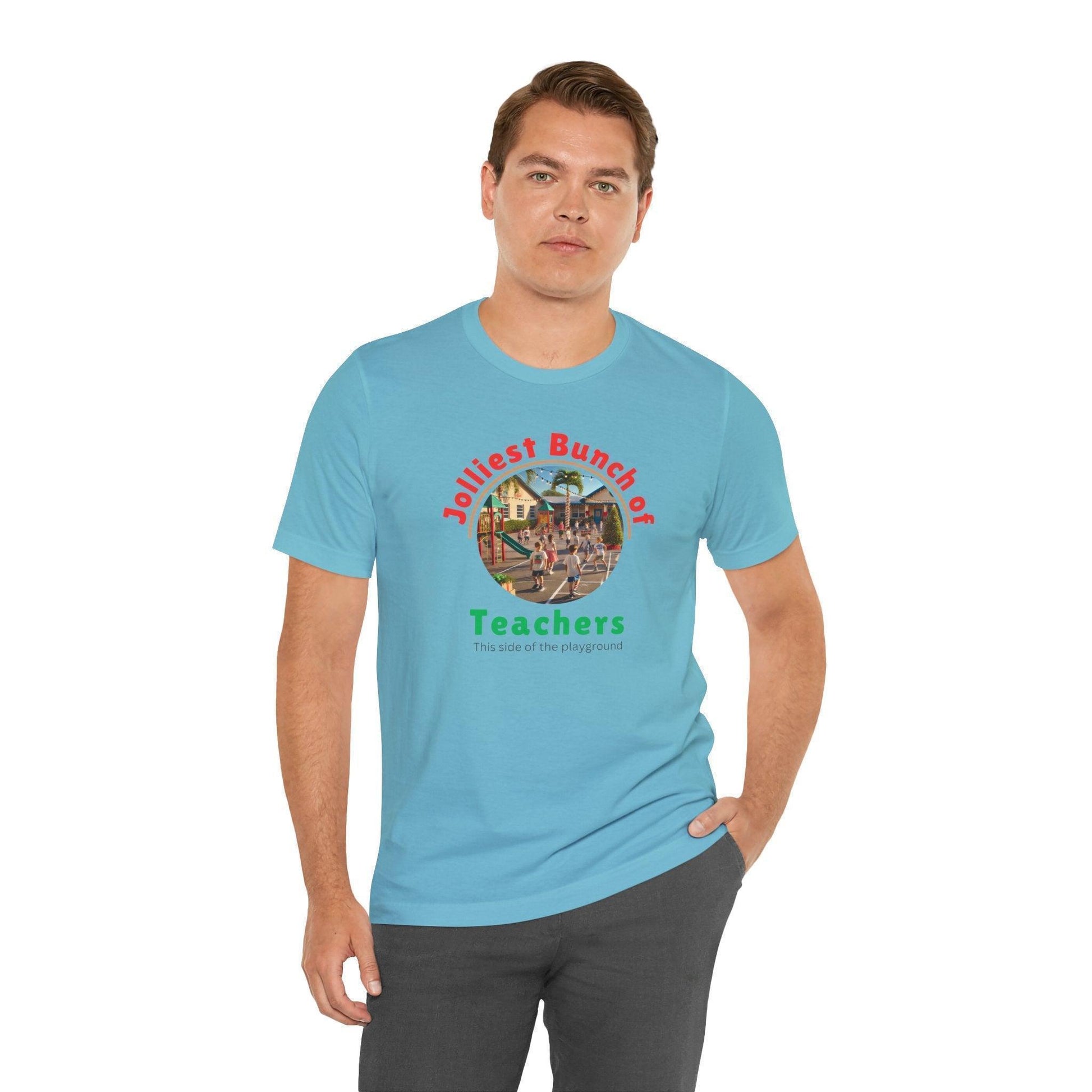 🌴 Jolly Bunch of Teachers ☀️ Unisex Jersey Tee 🧑‍🏫 - Tropical Winter - Whippie's