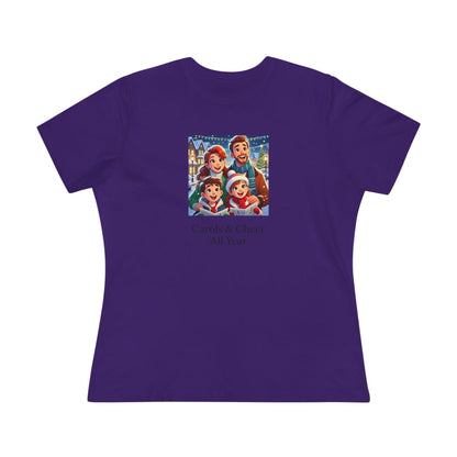Carols & Cheer All Year - Women's Softstyle Tee - Whippie's