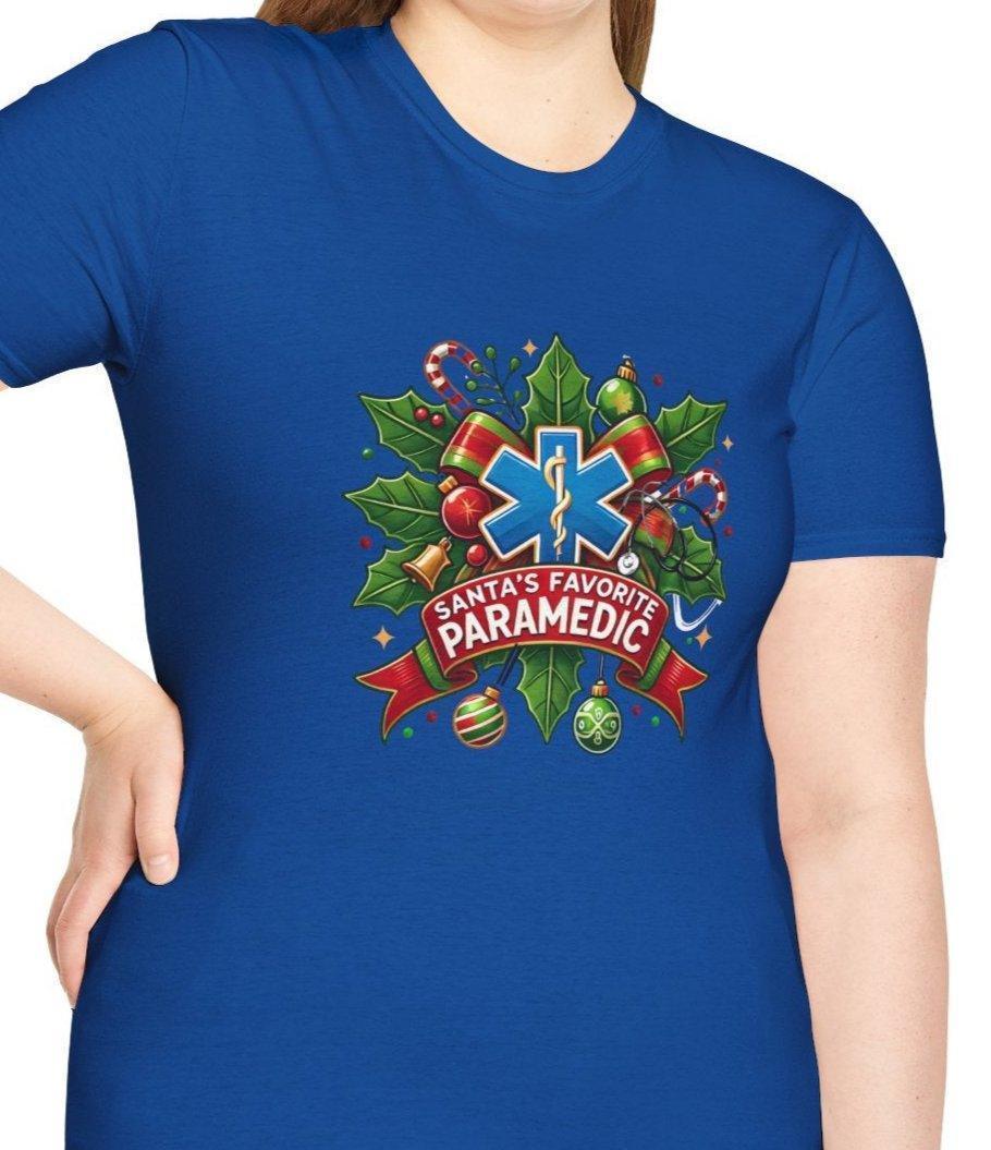 Santa's Favorite Paramedic Unisex Tee 🚑🎅 - Whippie's