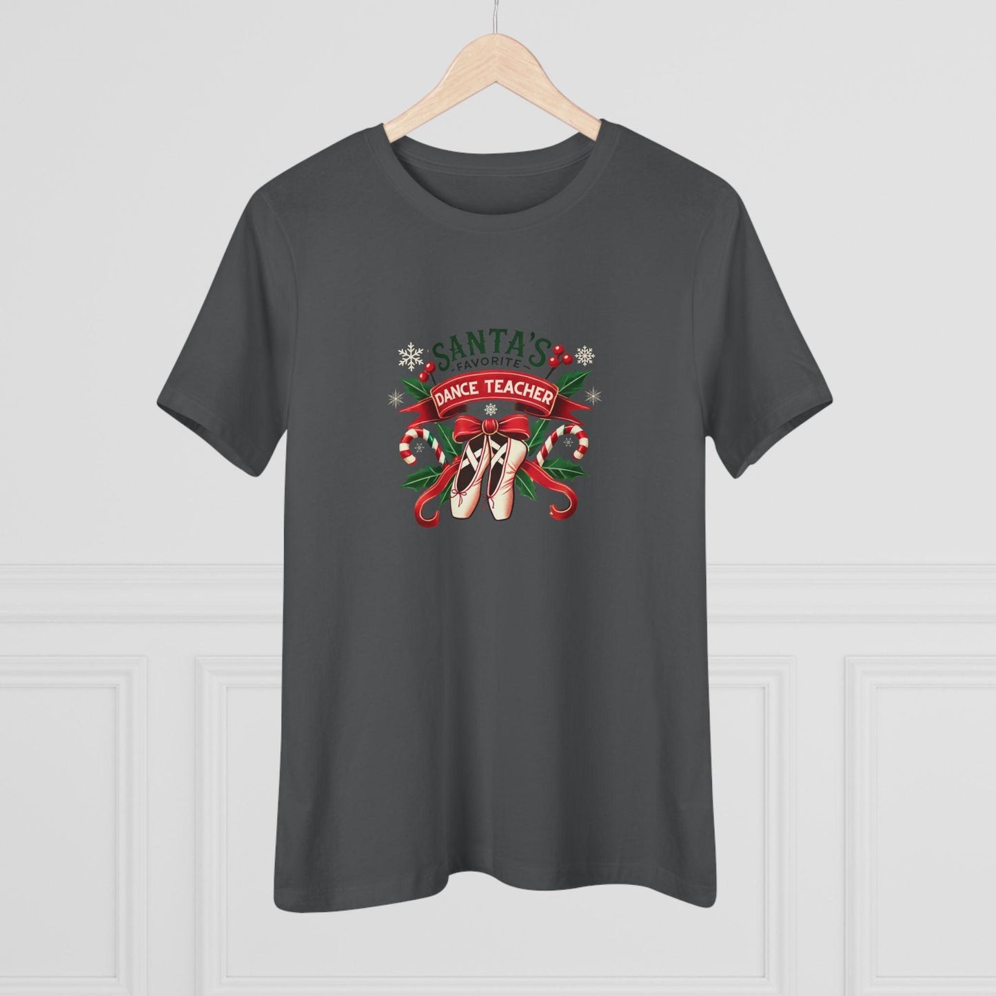 Santa's Favorite Dance Teacher Women's Softstyle Tee