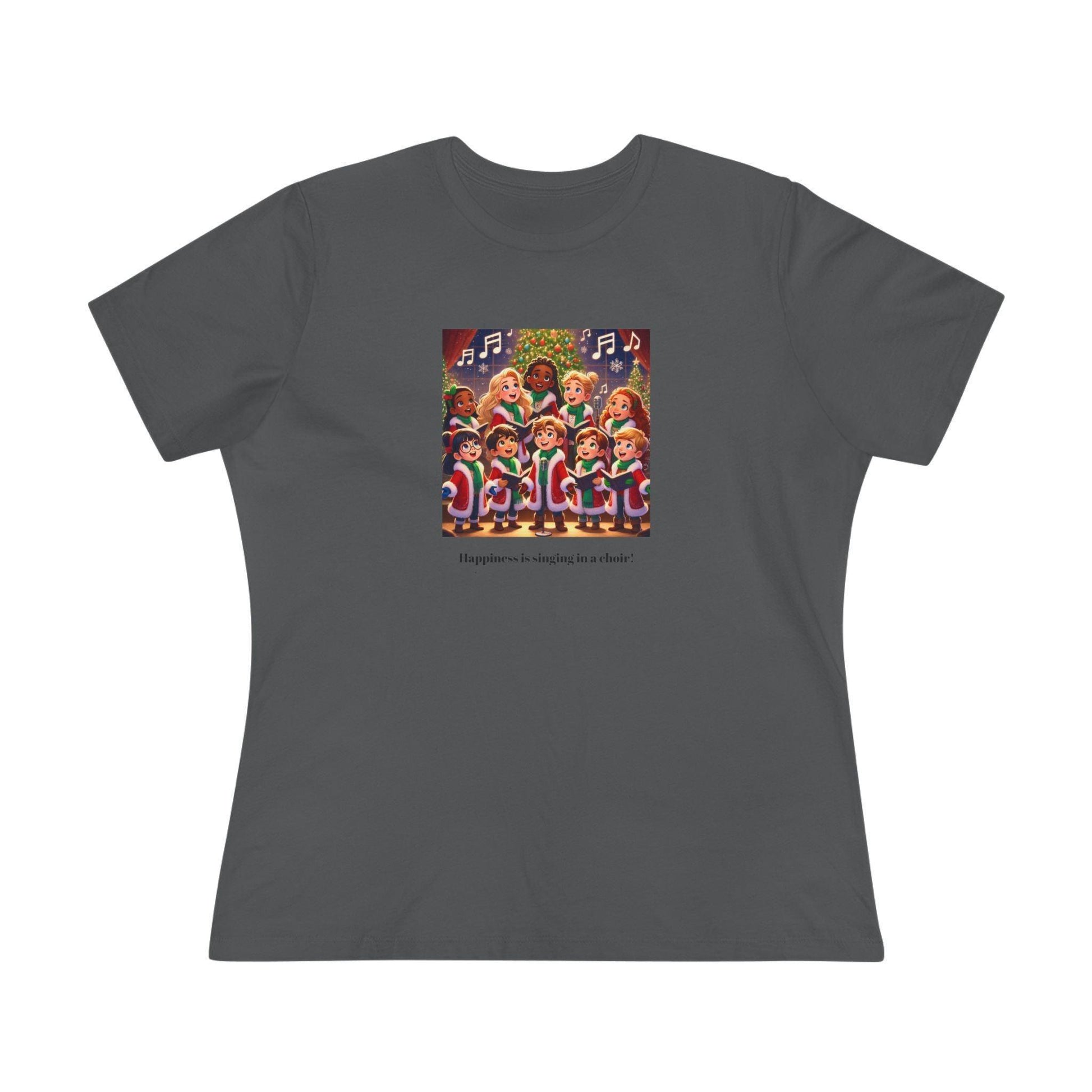Happiness is Singing in a Choir - Women's Tee - Whippie's