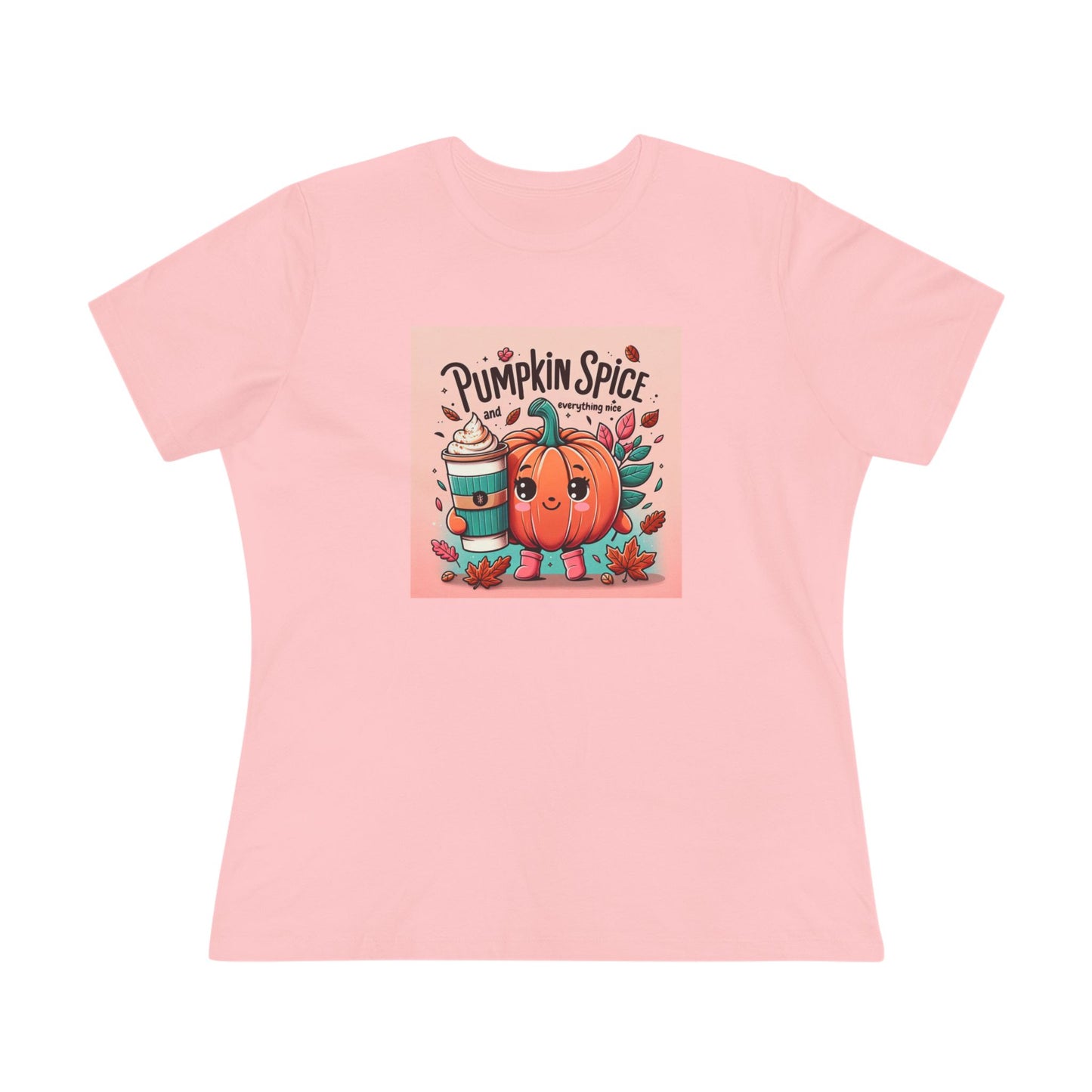 Cute Pumpkin Tee: Pumpkin Spice and Everything Nice