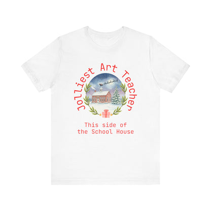 Jolliest Christmas School Tee - Personalizable Title