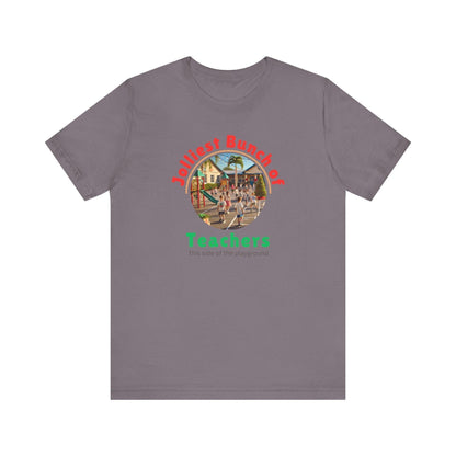 🌴 Jolly Bunch of Teachers ☀️ Unisex Jersey Tee 🧑‍🏫 - Tropical Winter - Whippie's