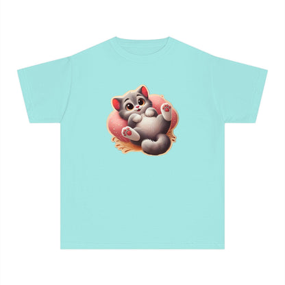 😻 Kitten Cuddle Time 💖 Youth Midweight Tee ✨ Purr-fectly adorable! - Whippie's