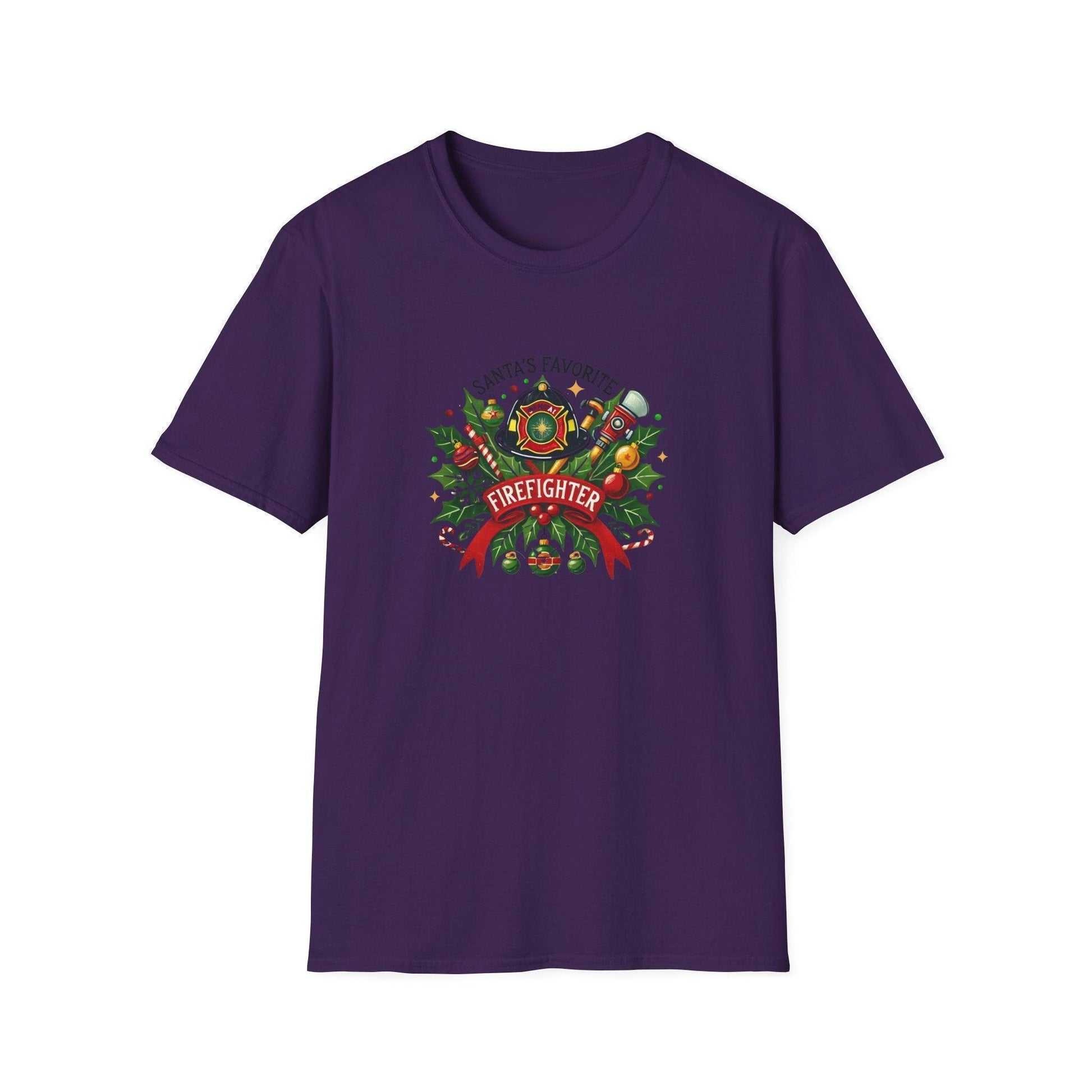 Santa's Favorite Firefighter Unisex Tee 🔥🎅 - Whippie's