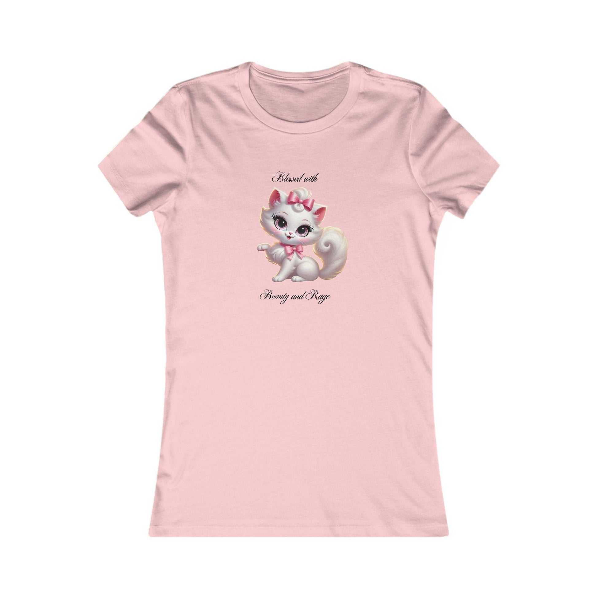 Blessed with Beauty & Rage - Women's Favorite Tee 🐱😈 - Whippie's