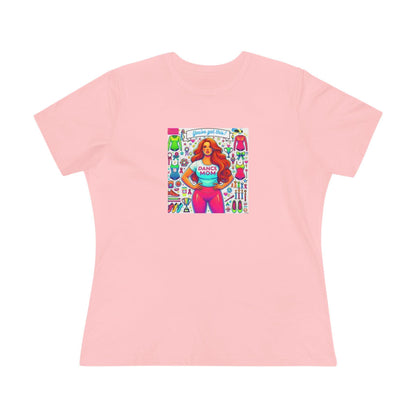 Dance Mom: You've Got This - Red Hair Mom - Curvy - Women's Softstyle Tee - Whippie's