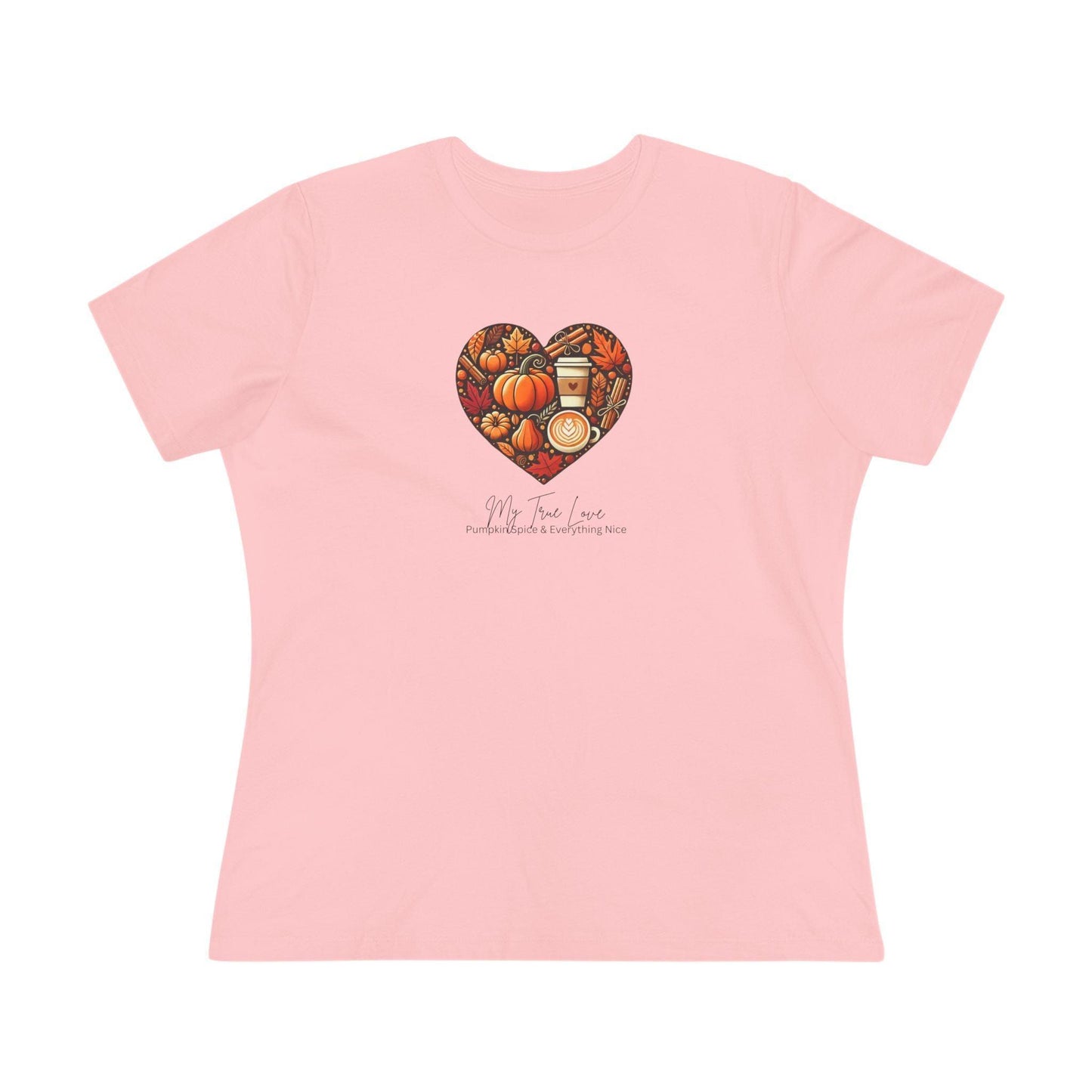 My True Love, Pumpkin Spice and Everything Nice - Women's Softstyle Tee - Whippie's