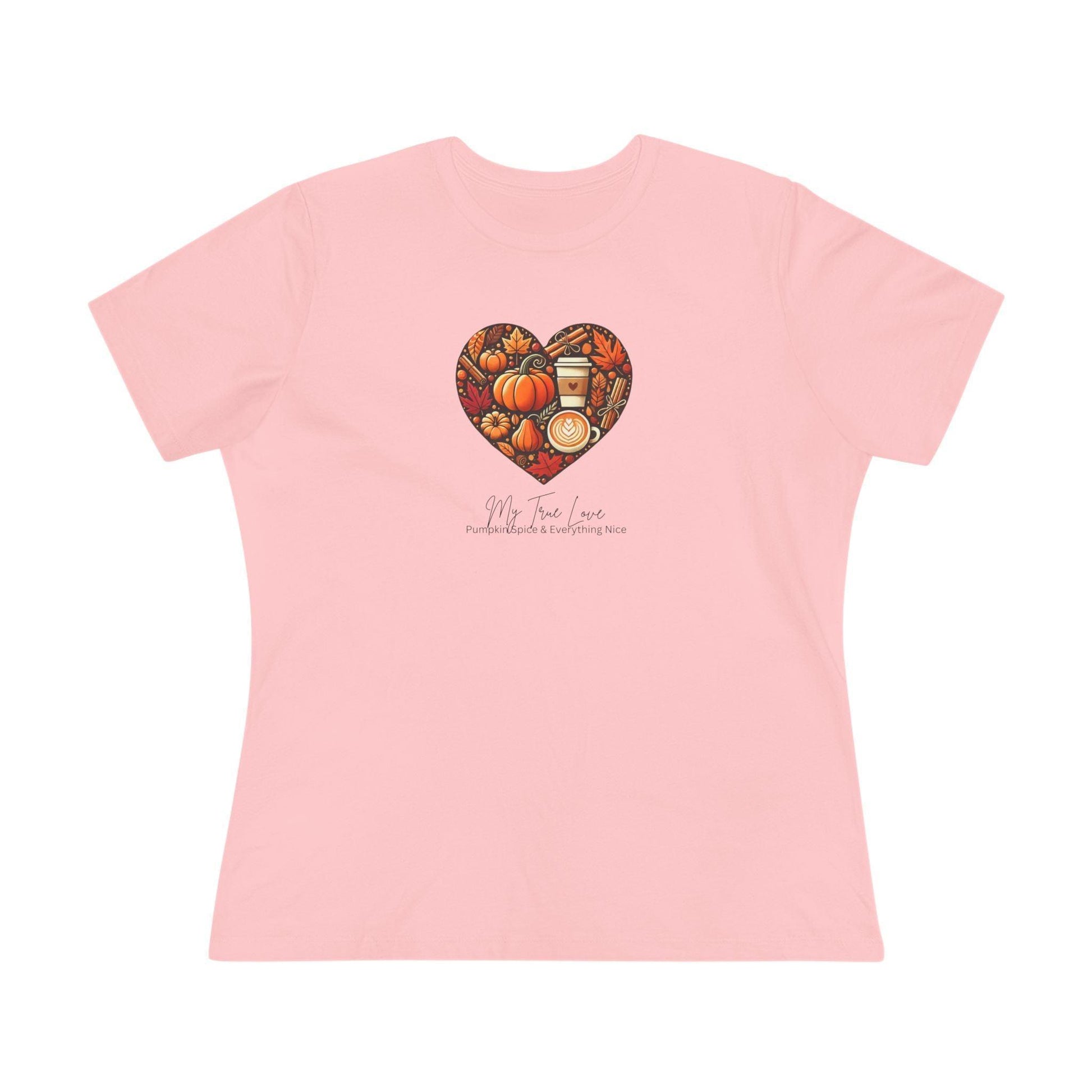 My True Love, Pumpkin Spice and Everything Nice - Women's Softstyle Tee - Whippie's