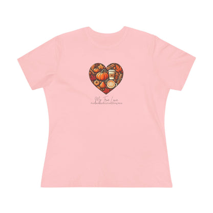 My True Love, Pumpkin Spice and Everything Nice - Women's Softstyle Tee - Whippie's