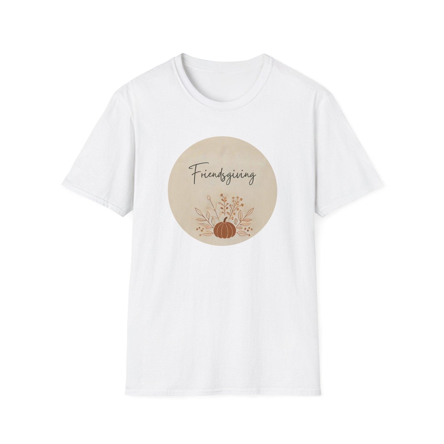 Friendsgiving Vibes - Gather & Give Thanks! 🍂🍁 - Unisex T-Shirt - Whippie's