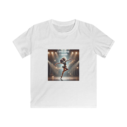I Don’t Sweat, I Sparkle: Brunette Dancer Youth T-Shirt - Whippie's