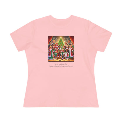 Note-orious for Spreading Christmas Cheer! - Women's Tee - Whippie's