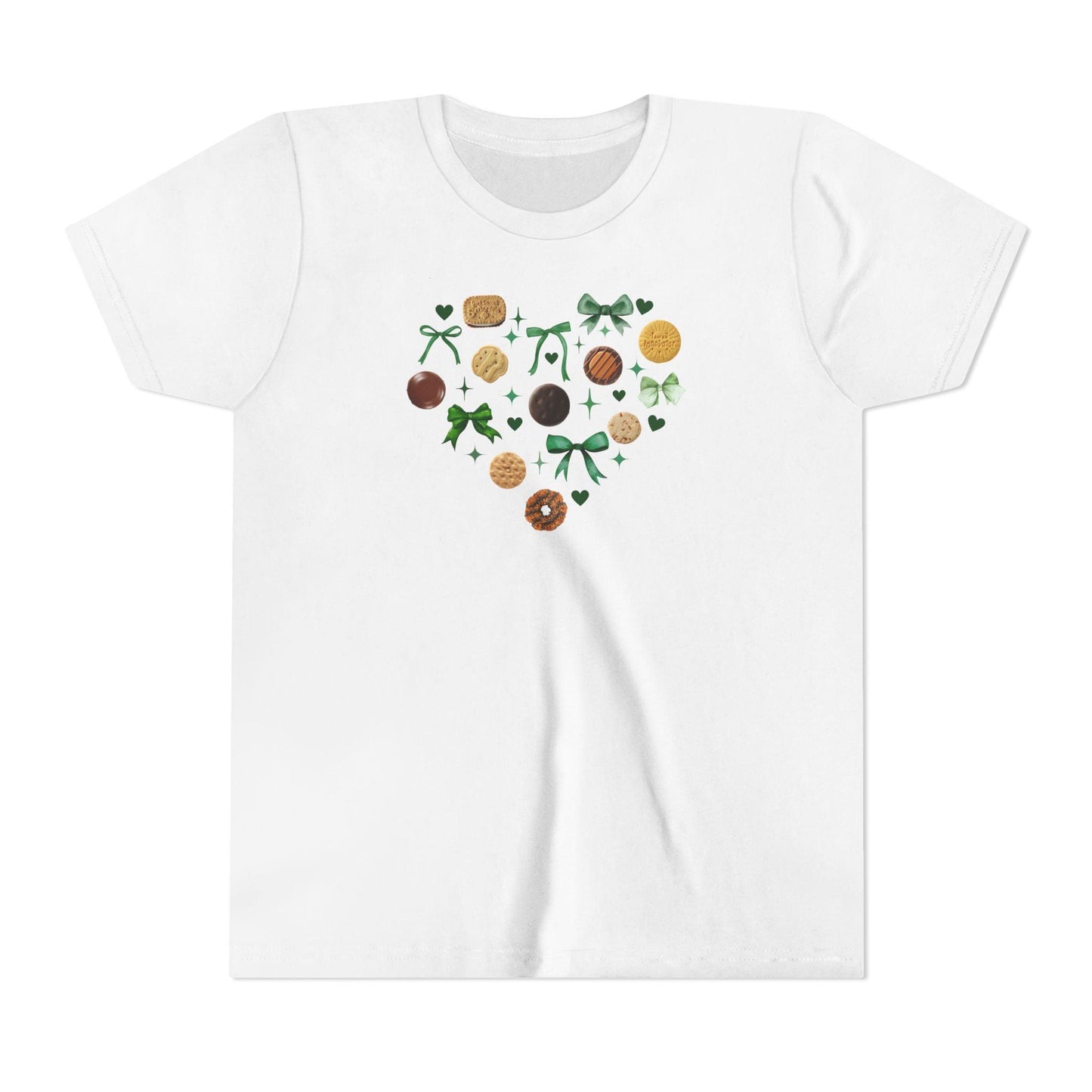 Girl Scout Heart Tee - Sweet Success! 💚🍪 Youth Tee - Whippie's