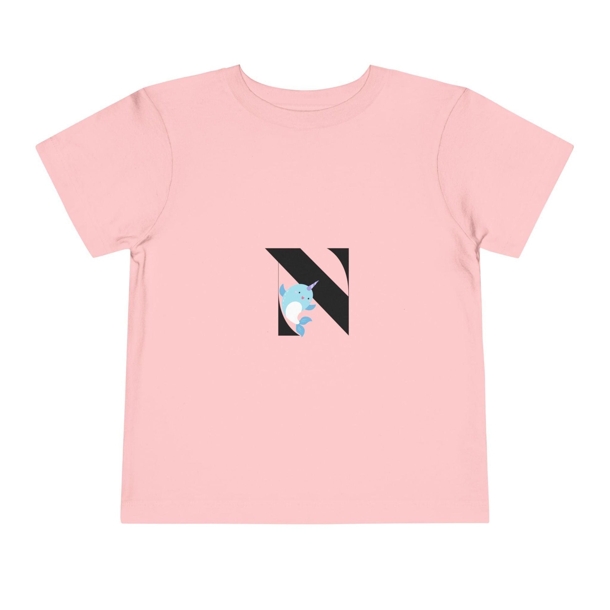 Alphabet Adventures: Letter N - Narwhal Toddler T-shirt - Whippie's