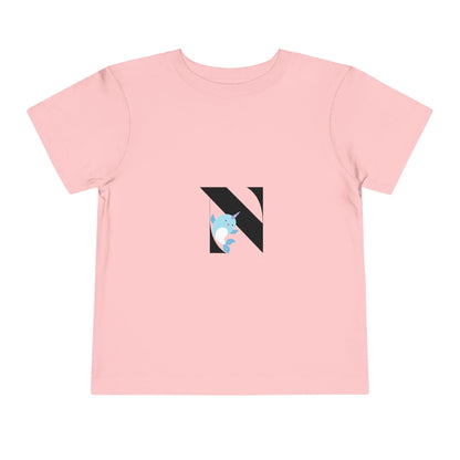 Alphabet Adventures: Letter N - Narwhal Toddler T-shirt - Whippie's