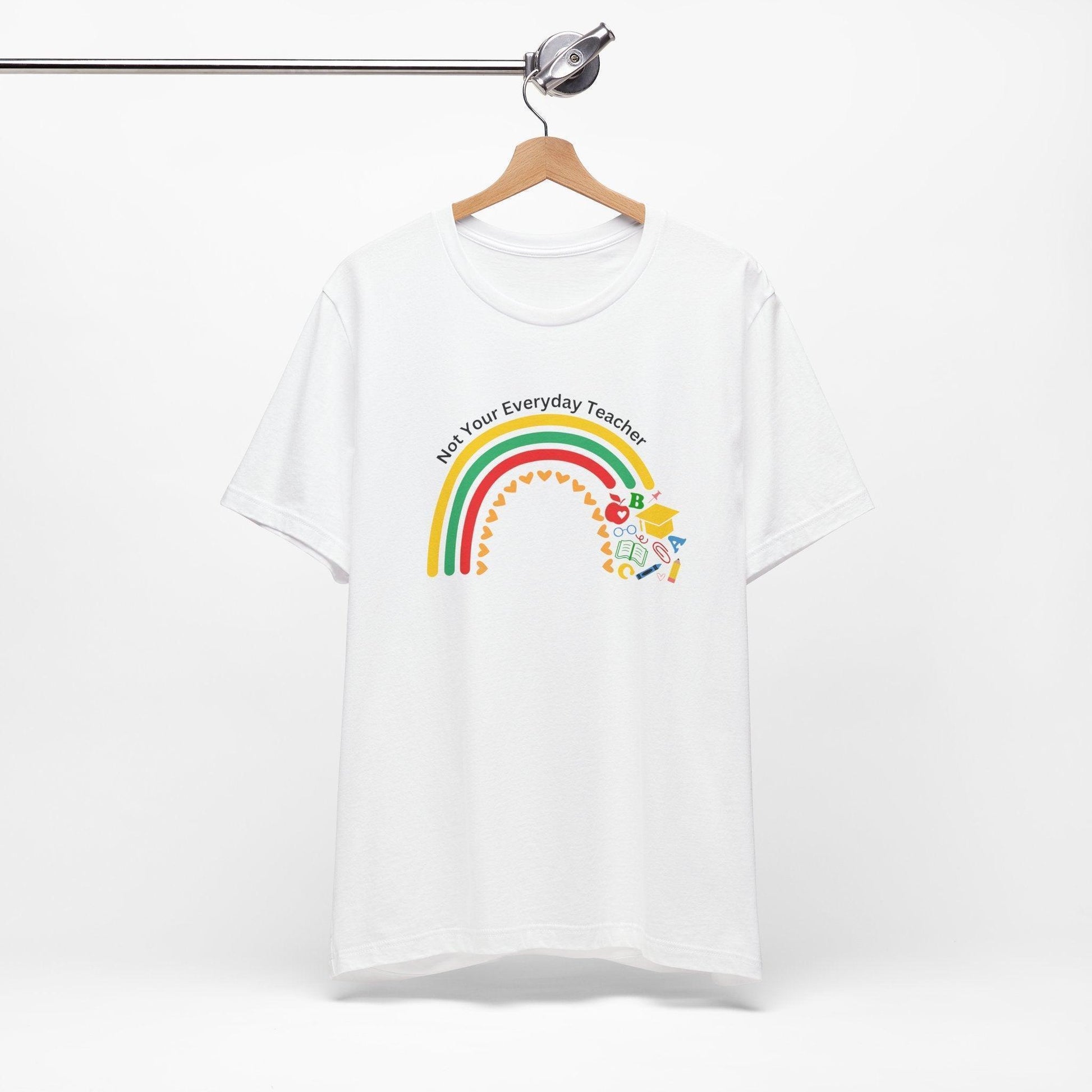 🌈 Not Your Everyday Teacher ❤️ Unisex Jersey Tee ✨ - Whippie's