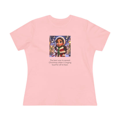 Caroler - Christmas Cheer - BHBE Girl - Women's Softstyle Tee - Whippie's