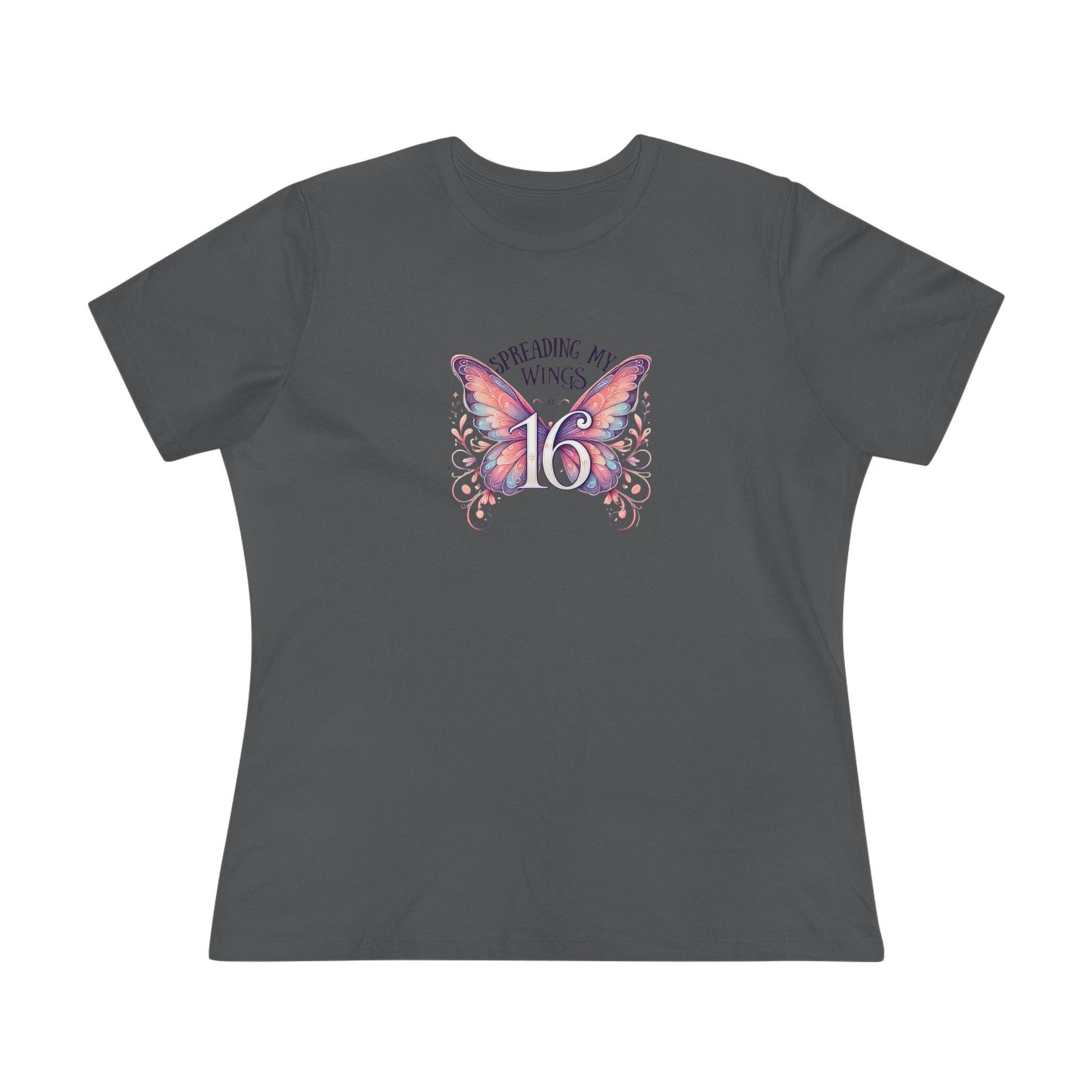 Spread My Wings at 16 - Soaring into a New Chapter 🦋 - Women's Softstyle Tee - Whippie's