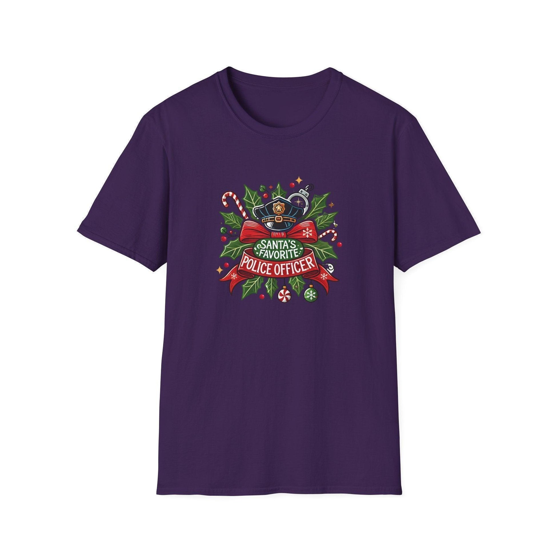 Santa's Favorite School Police Officer Unisex Tee 👮🎅 - Whippie's