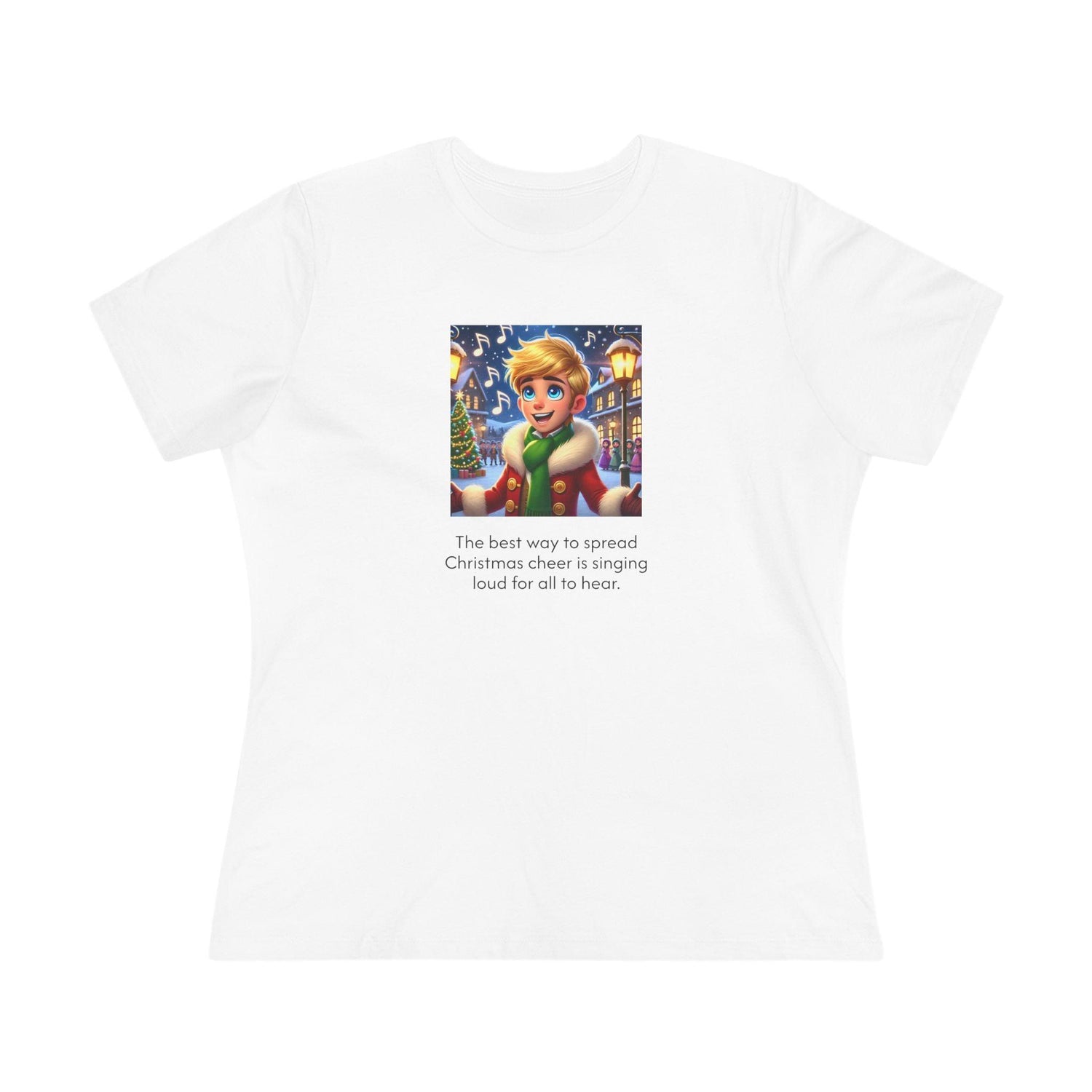 Caroler - Christmas Cheer - BHB Boy - Women's Tee - Whippie's