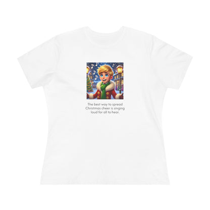 Caroler - Christmas Cheer - BHB Boy - Women's Tee - Whippie's