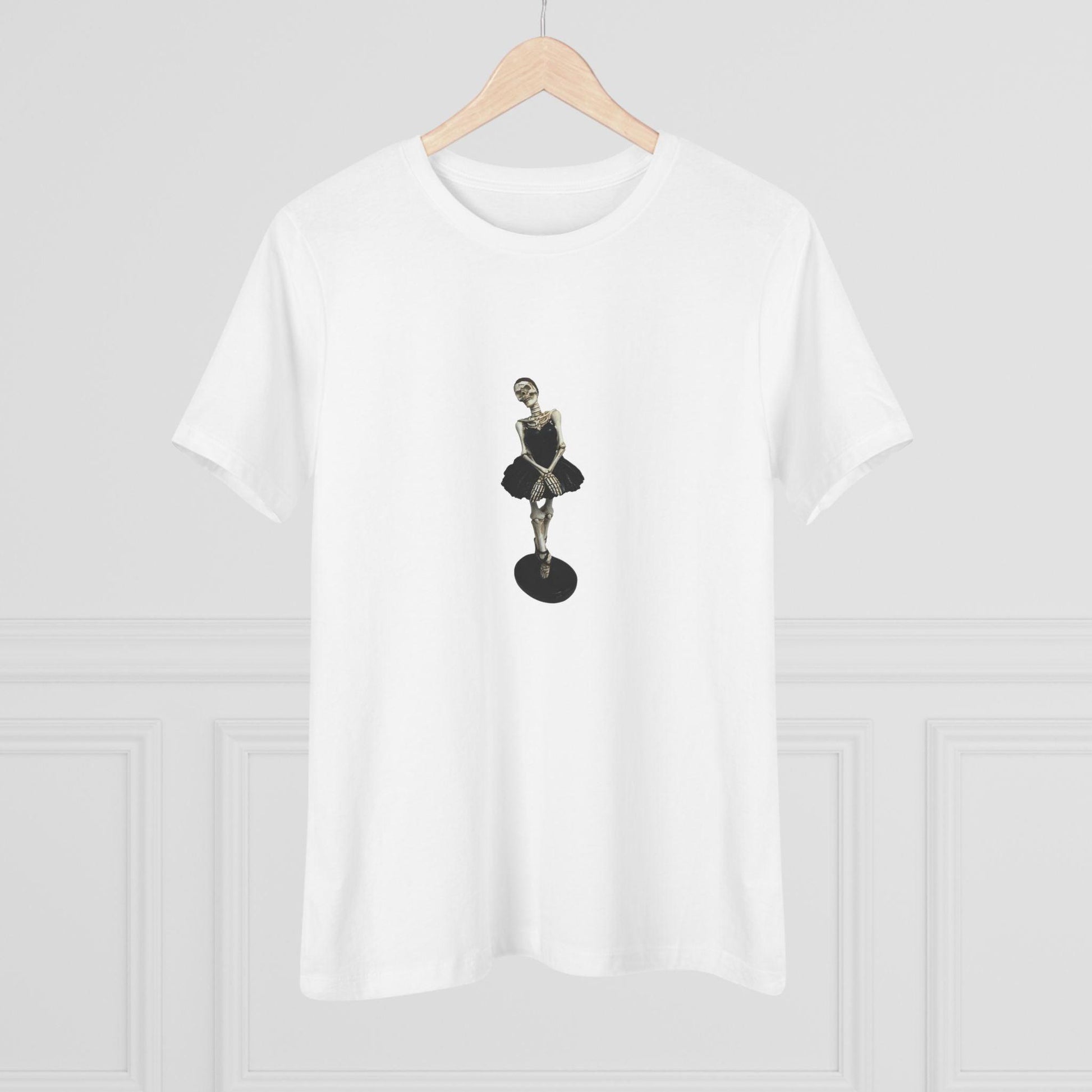 Ballerina Bones - Spooktacularly Stylish! ☠️🩰 - Women's Softstyle Tee - Whippie's