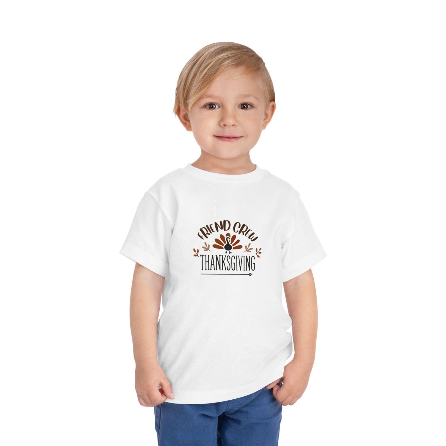 Thanksgiving Friend Crew - Toddler Short Sleeve Tee - Whippie's