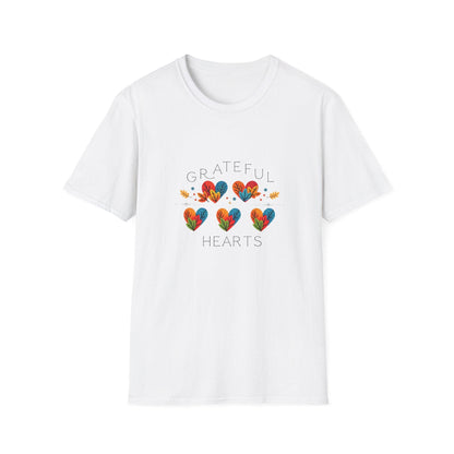 Grateful Hearts - A Family Affair 🧡💛❤️ - Five Hearts - Unisex T-Shirt - Whippie's