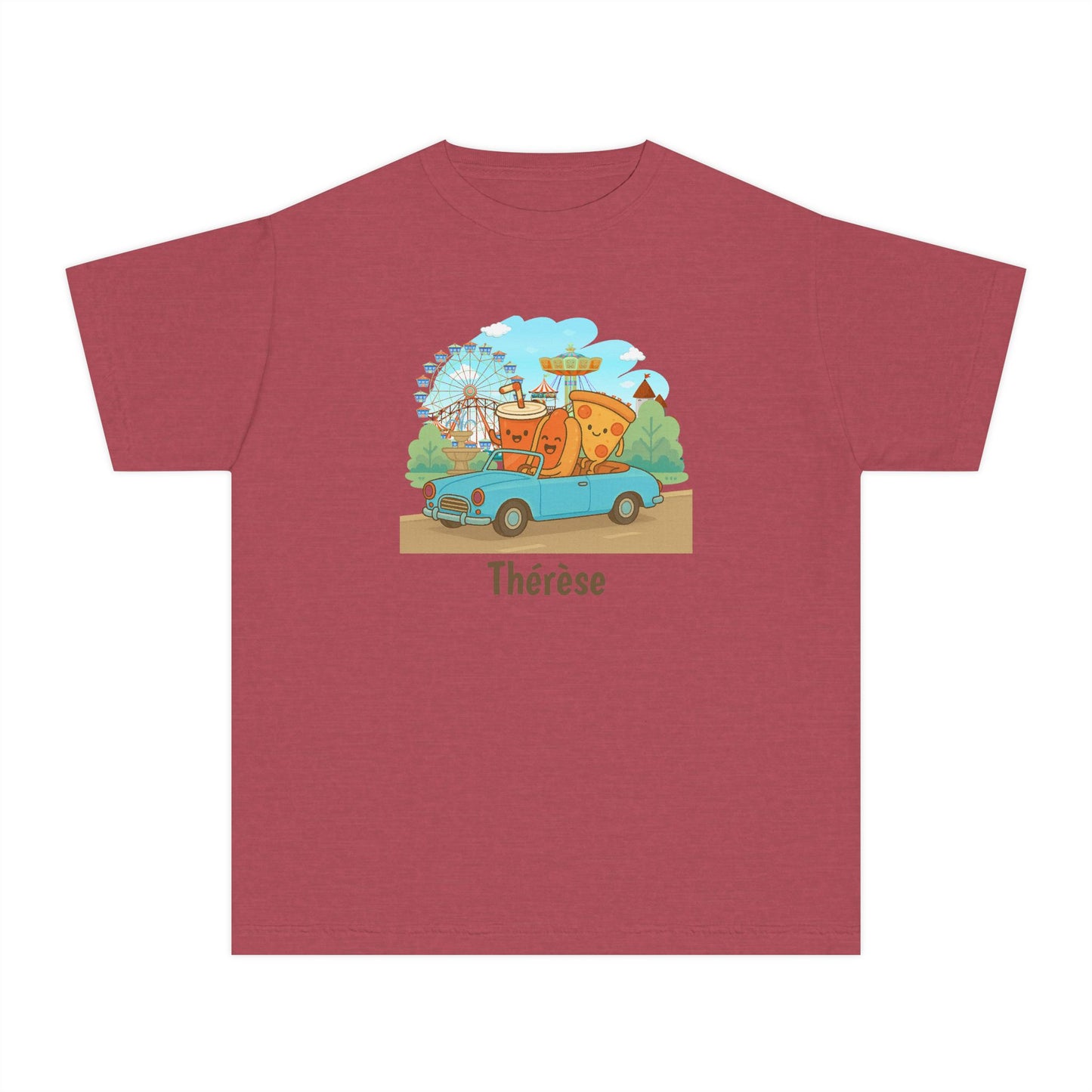 Fast Food Joyride Youth Tee - Fun & Whimsical Adventures! Personalizable