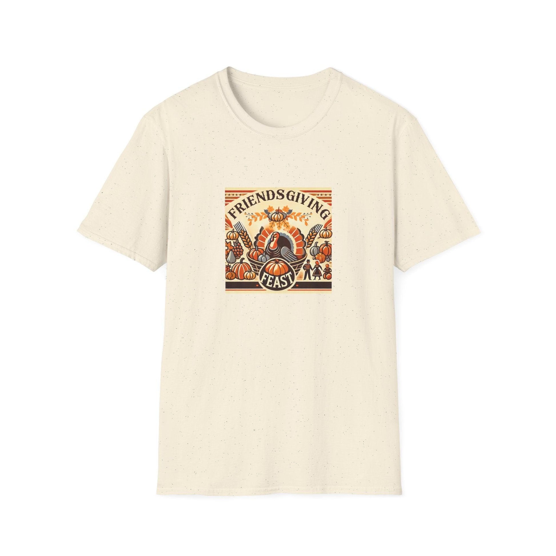 Friendsgiving Feast - A Harvest of Gratitude 🍂🦃 - Unisex T-Shirt - Whippie's