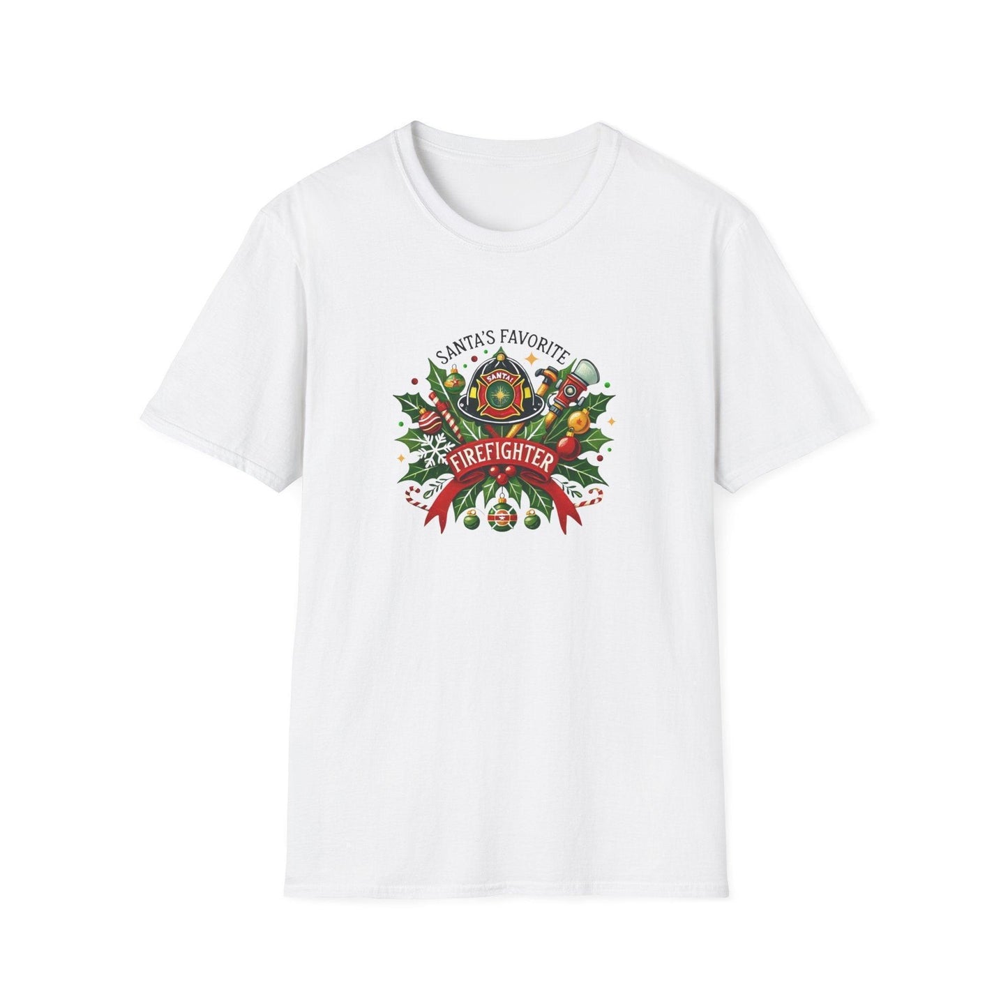 Santa's Favorite Firefighter Unisex Tee 🔥🎅 - Whippie's