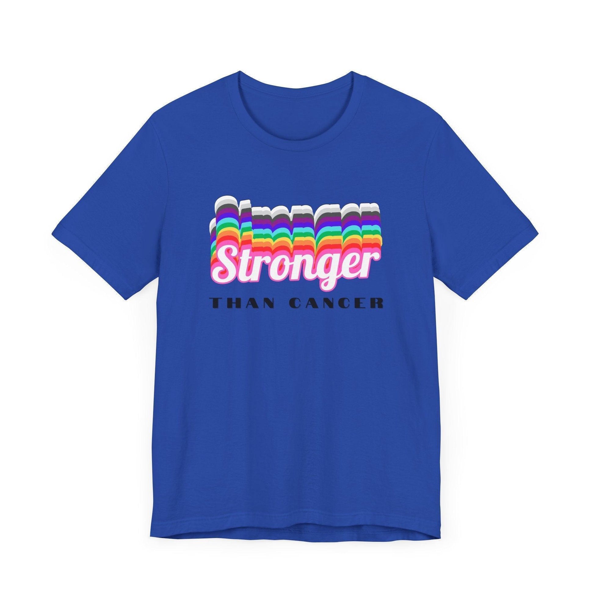 💪 Stronger Than Cancer 🎗️ Unisex Jersey Tee ✨ Show your support, wear your strength. - Whippie's