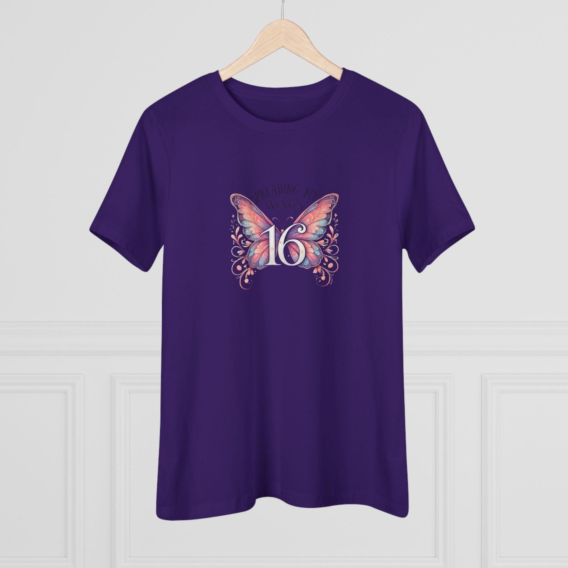 Spread My Wings at 16 - Soaring into a New Chapter 🦋 - Women's Softstyle Tee - Whippie's