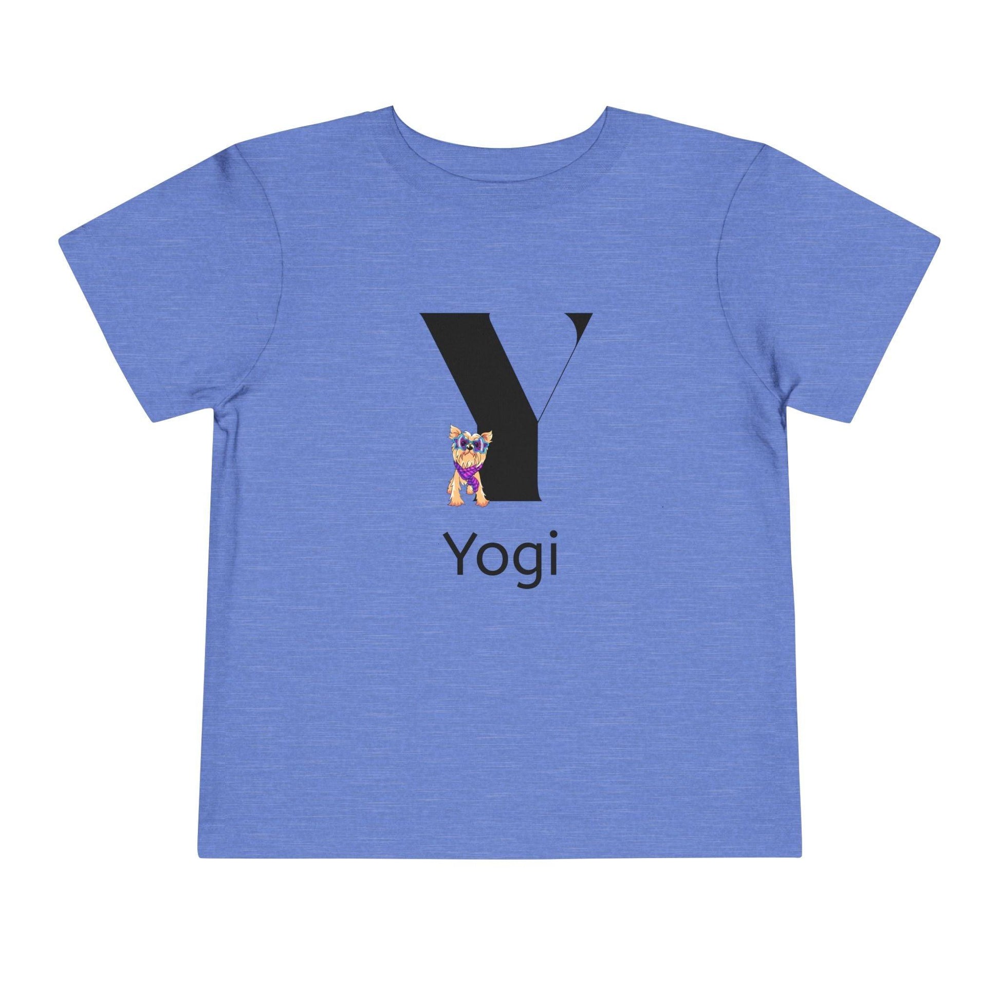 Alphabet Adventures: Letter Y - Yappy Yorkie Toddler Tee - Personalizable - Whippie's