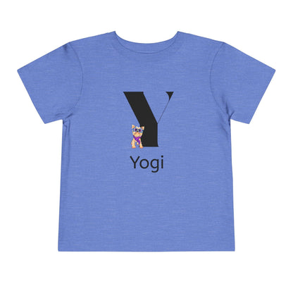 Alphabet Adventures: Letter Y - Yappy Yorkie Toddler Tee - Personalizable - Whippie's