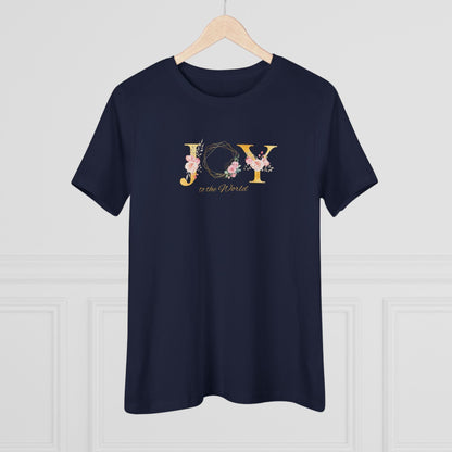 JOY to the World Women's Softstyle T-Shirt 🎄🌎💐 ✨ - Whippie's