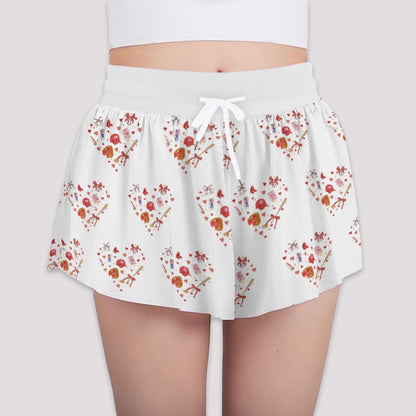 Red Sox Love Youth Butterfly Shorts - FREE Shipping! - Whippie's