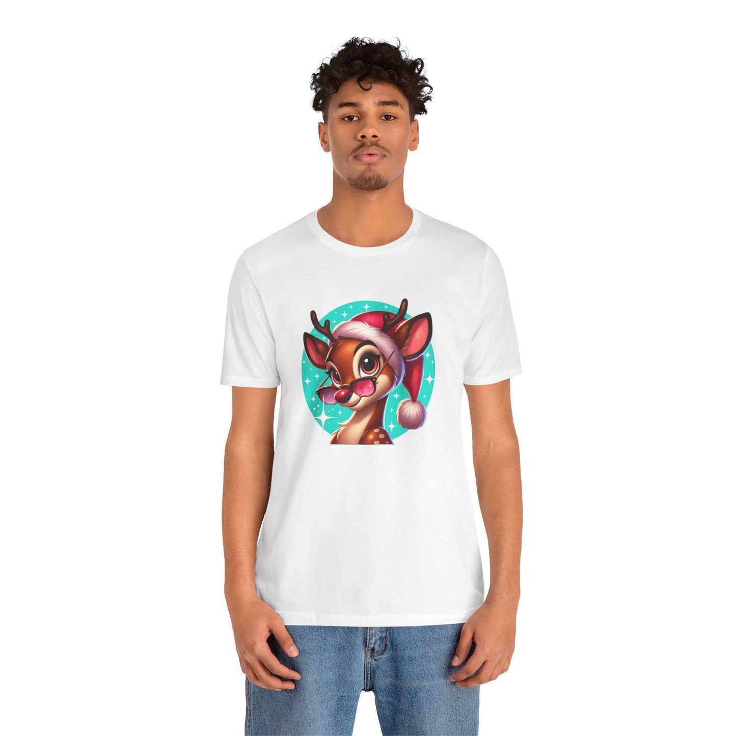 😎 Reindeer Cool 😎 Unisex Jersey Tee ✨ Stay cool this Christmas! - Whippie's
