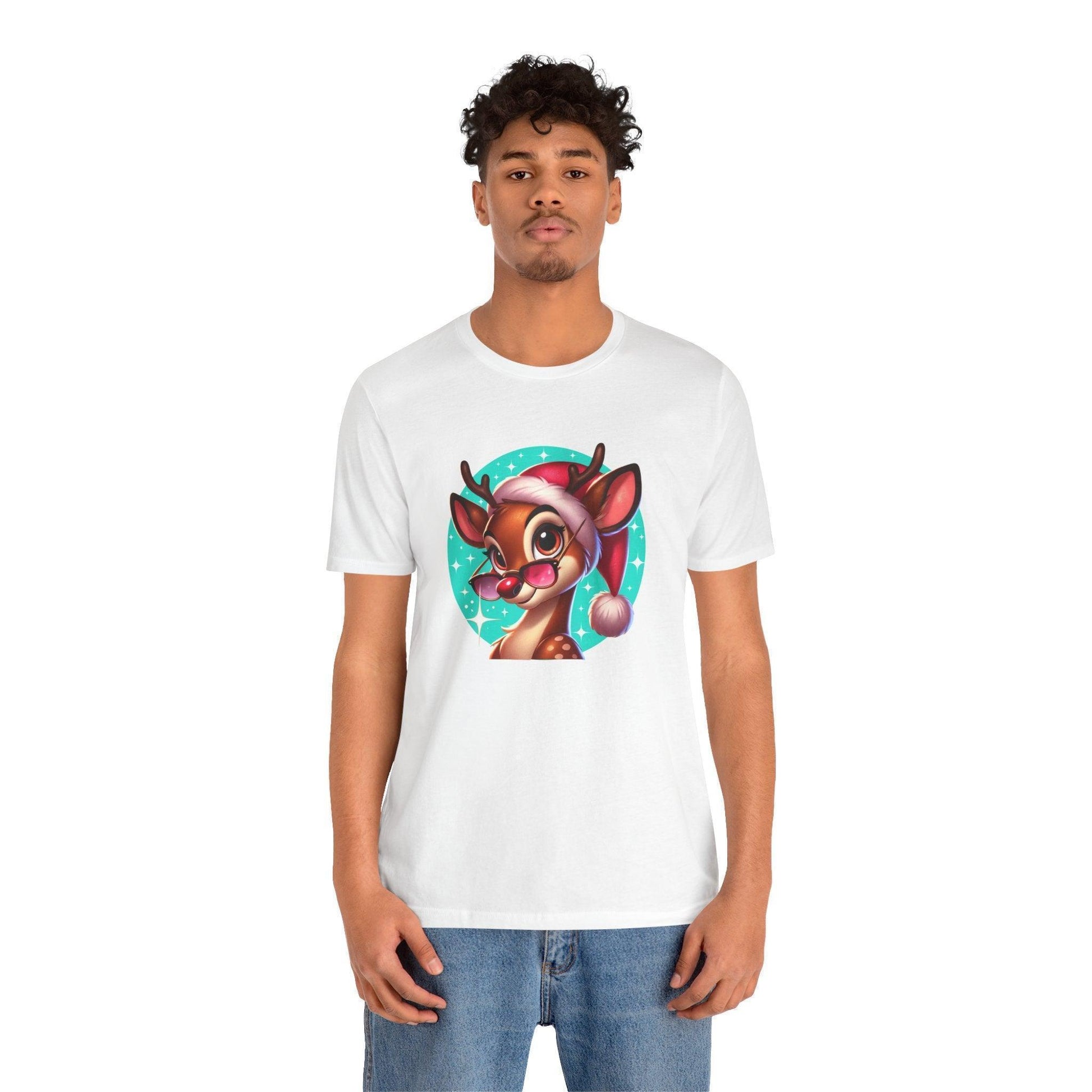 😎 Reindeer Cool 😎 Unisex Jersey Tee ✨ Stay cool this Christmas! - Whippie's