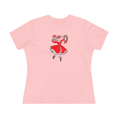 Retro Woman with Wreath - Women's Softstyle Tee - Whippie's