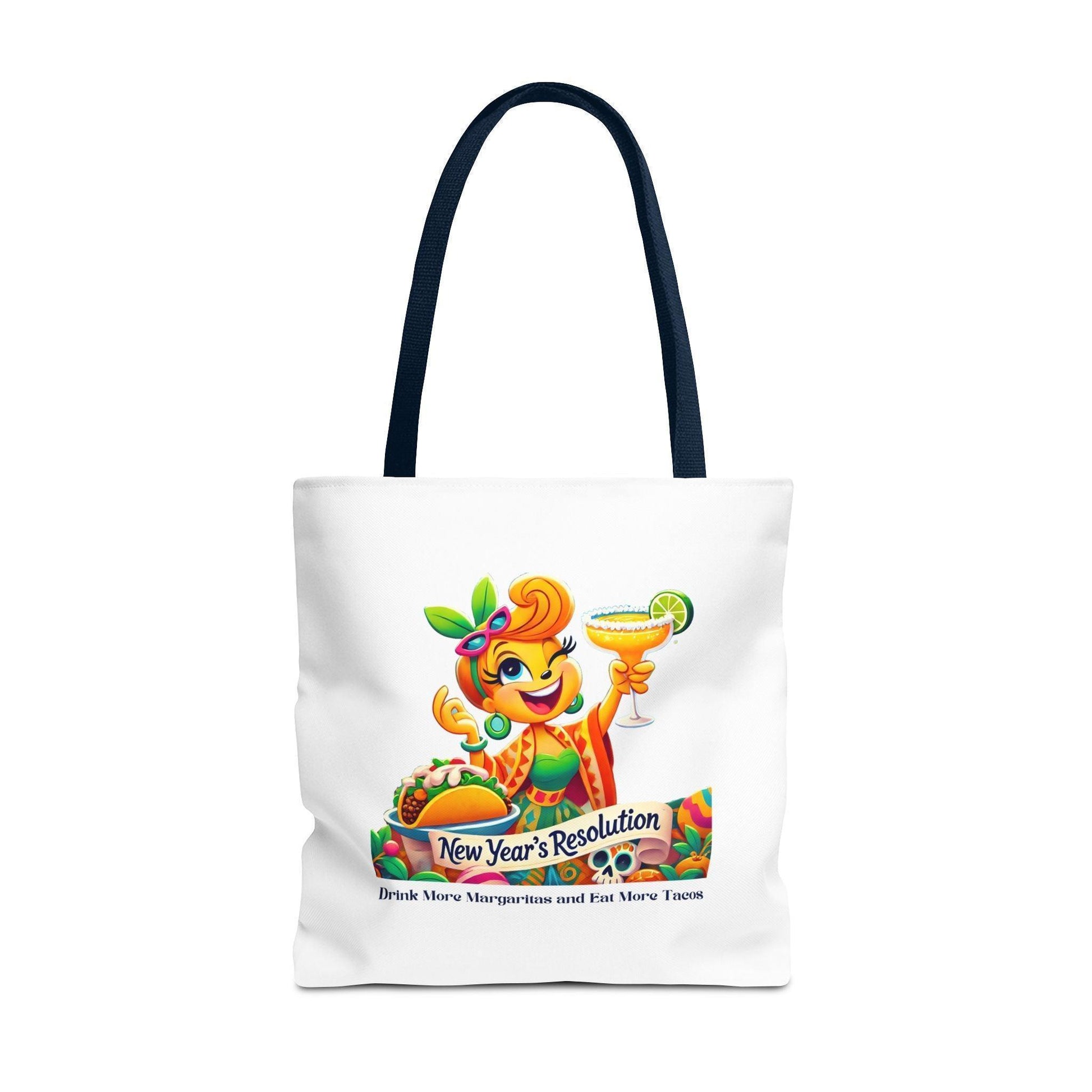 New Year's Resolution Tote Bag - Sip, Savor, Repeat 🍹🌮 - Whippie's