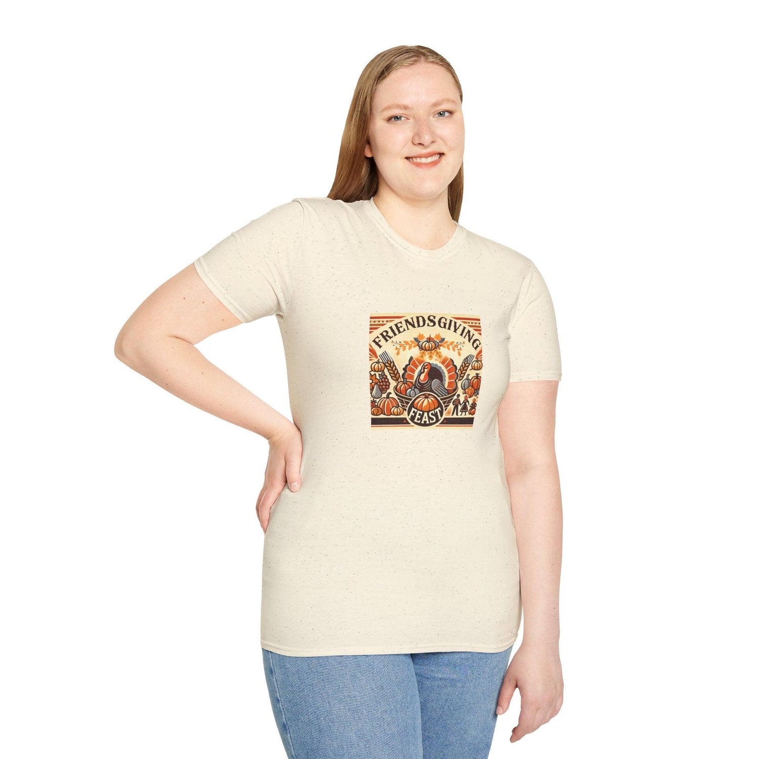 Friendsgiving Feast - A Harvest of Gratitude 🍂🦃 - Unisex T-Shirt - Whippie's