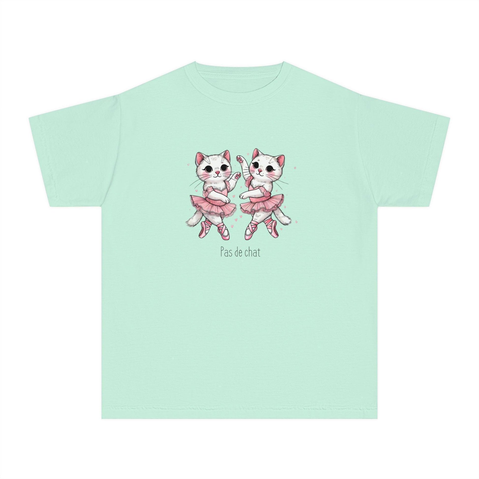 🐈‍⬛ Pas de Chat 🩰 Youth Midweight Tee ✨ - Whippie's