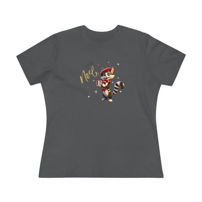 J'attends Noël 🐈‍⬛ Women's Tee 🎄 A purr-fectly Parisian Christmas! - Whippie's