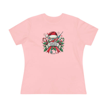 Santa's Favorite Nurse - Women's Softstyle Tee - Whippie's